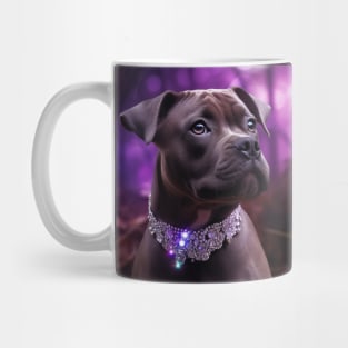 Staffy Puppy In Forest Mug